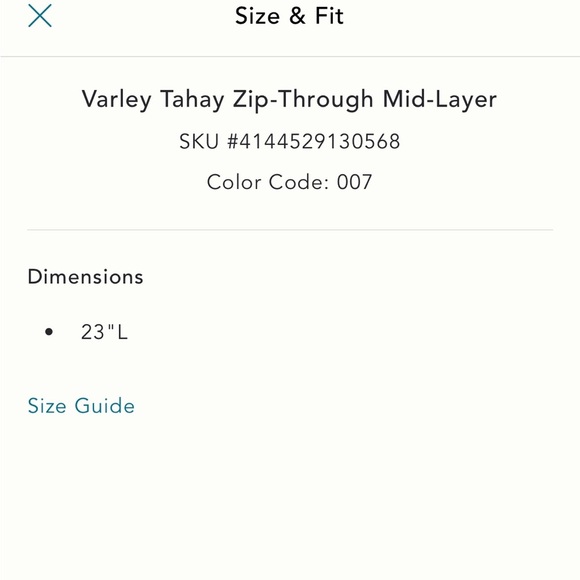 NWT new XL Anthropologie Varley Tahay Zip Through mid layer jacket silver cream - Picture 4 of 16